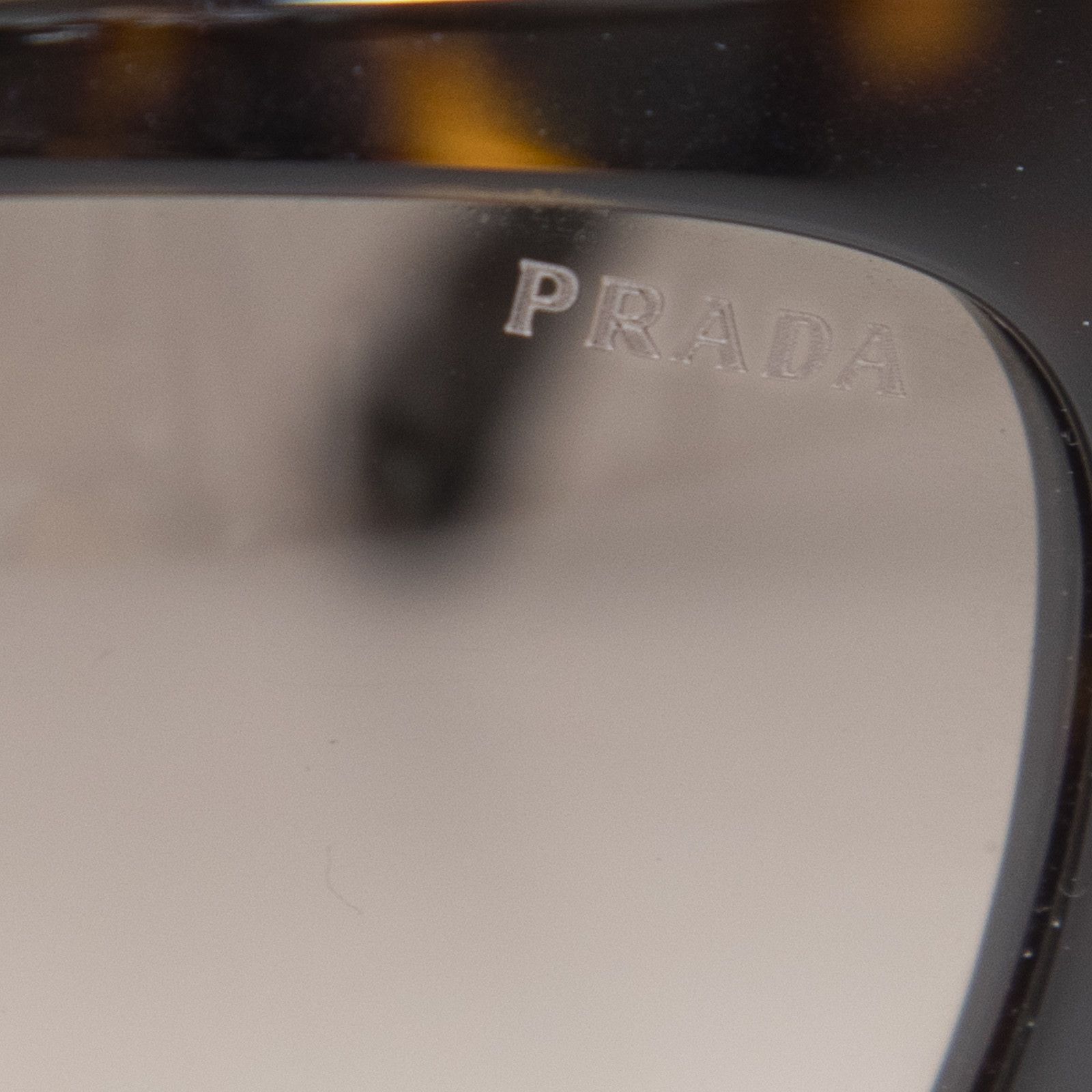 Prada Tortoiseshell Gold Detail Sunglasses Size ONE SIZE - 6 Thumbnail