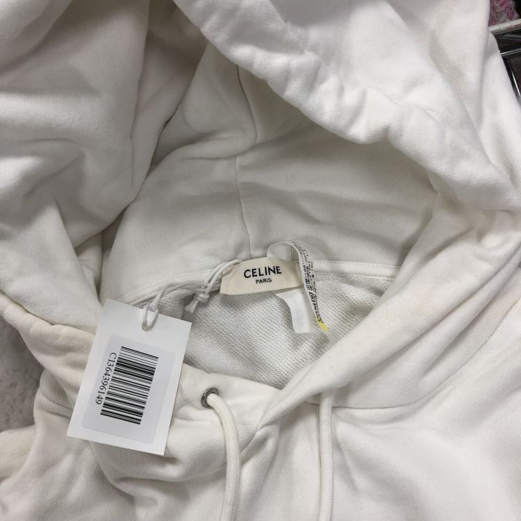 Celine Celine Checkerboard Logo Hoodie Size L Size US L / EU 52-54 / 3 - 6 Thumbnail