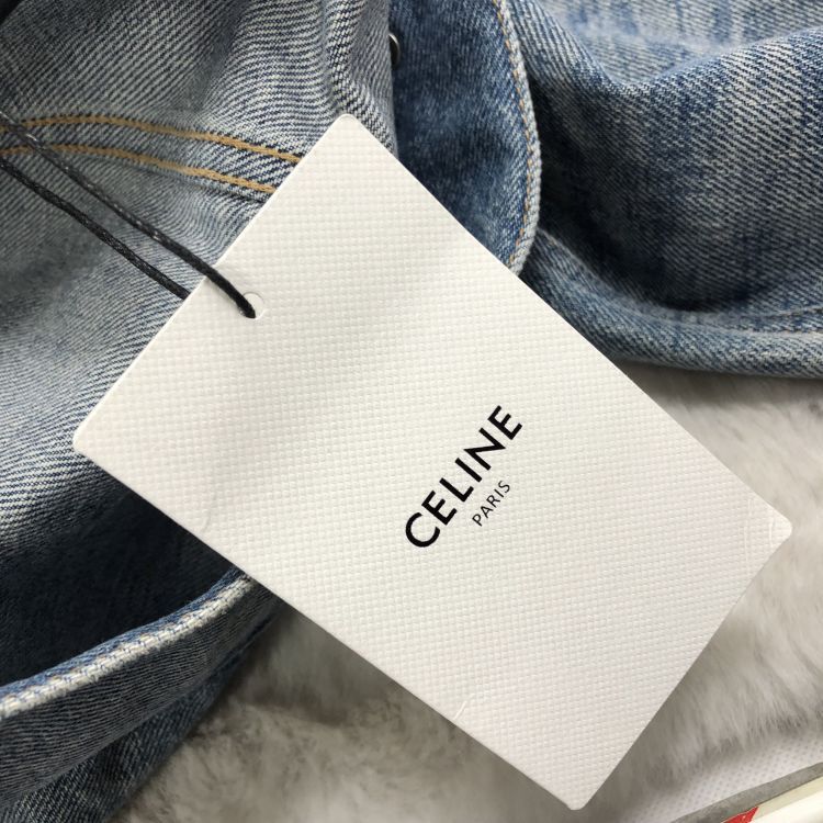 Celine Celine Hooded Logo Denim Jacket XS Size US XS / EU 42 / 0 - 9 Thumbnail