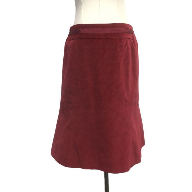 Celine Celine Red Cotton Blend Mini Skirt Size 40 Size 28" / US 6 / IT 42 - 2 Thumbnail