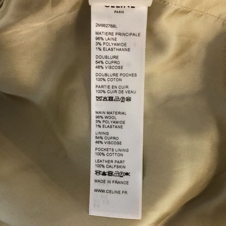Celine Celine Wool Blend Toggle Coat Size 36 Size XS / US 0-2 / IT 36-38 - 5 Thumbnail