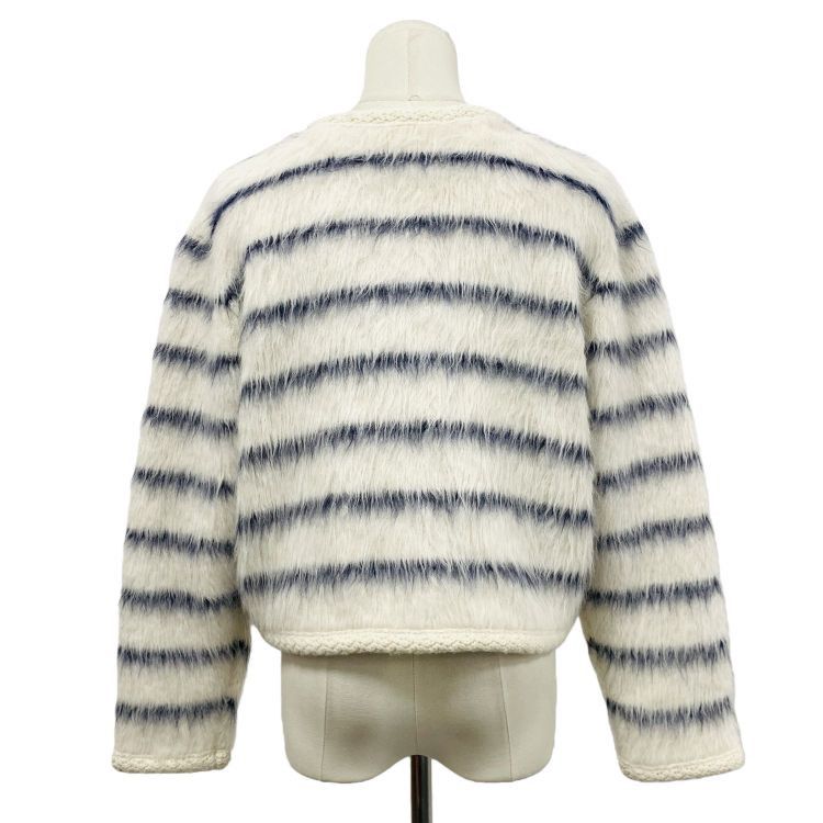 Celine Celine Striped Cardigan Size L Size L / US 10 / IT 46 - 2 Thumbnail