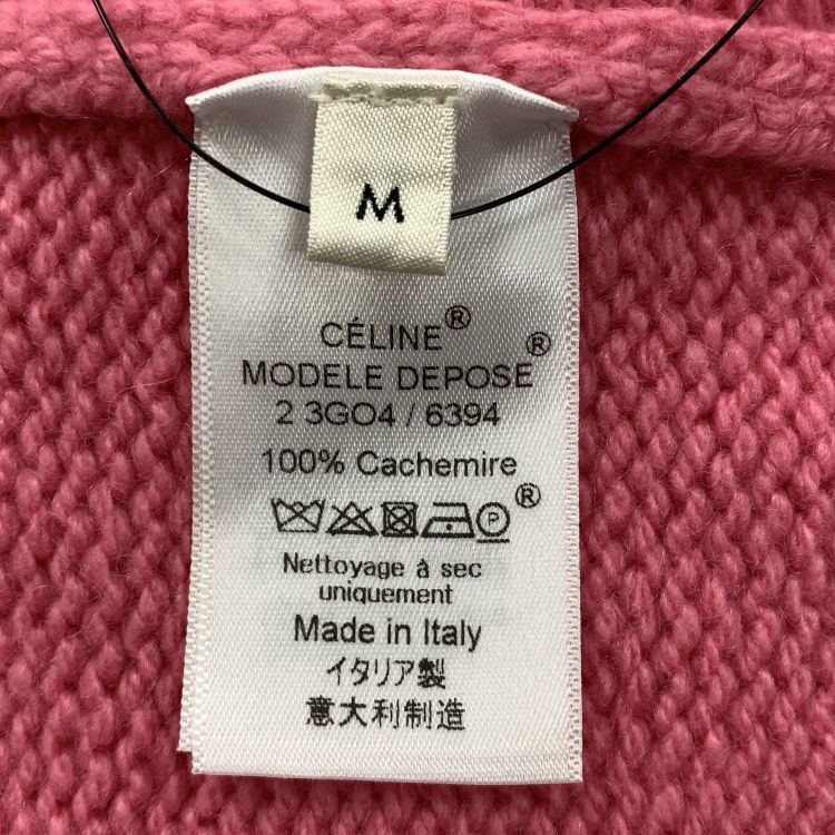 Celine Céline Pink Cashmere Turtleneck Sweater M Size M / US 6-8 / IT 42-44 - 4 Thumbnail