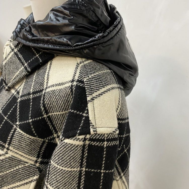Celine Celine Plaid Wool Hooded Jacket Size 52 Size US L / EU 52-54 / 3 - 8 Thumbnail