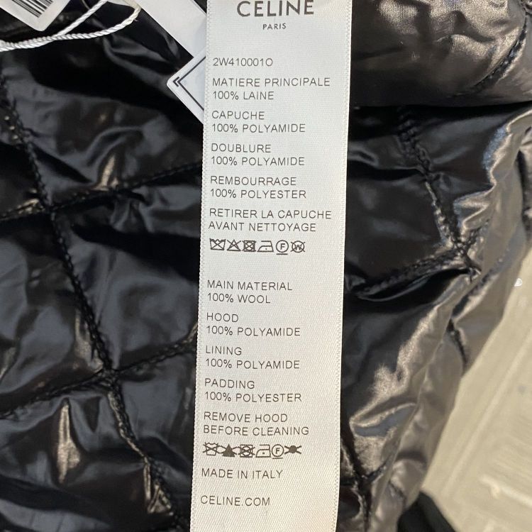 Celine Celine Plaid Wool Hooded Jacket Size 52 Size US L / EU 52-54 / 3 - 5 Thumbnail