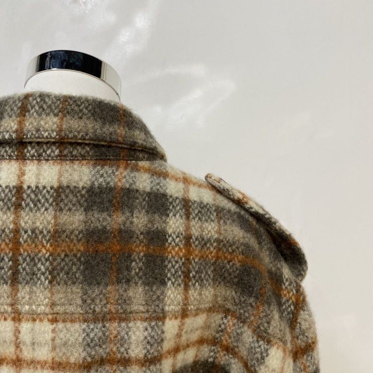 Celine Celine Plaid Wool Zip Jacket Size L Size US L / EU 52-54 / 3 - 8 Thumbnail
