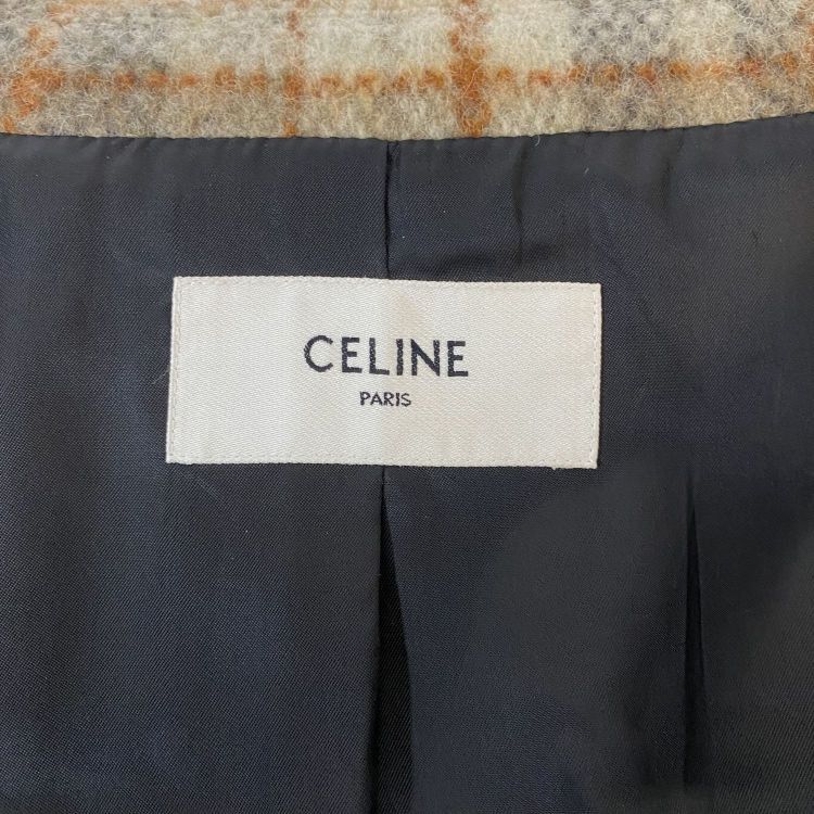 Celine Celine Plaid Wool Zip Jacket Size L Size US L / EU 52-54 / 3 - 3 Thumbnail