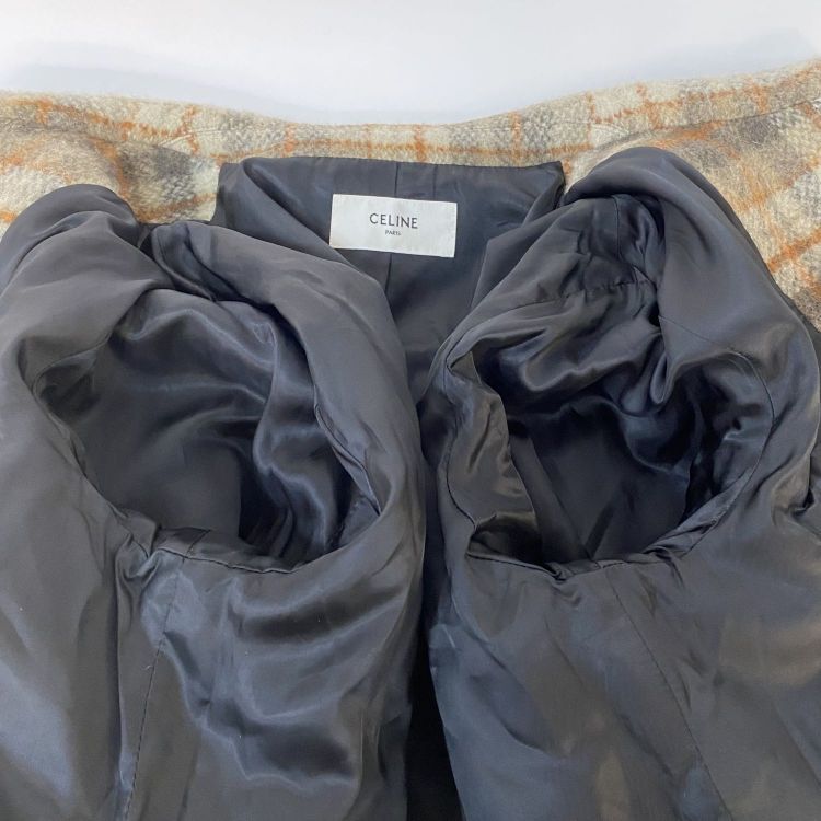 Celine Celine Plaid Wool Zip Jacket Size L Size US L / EU 52-54 / 3 - 9 Thumbnail