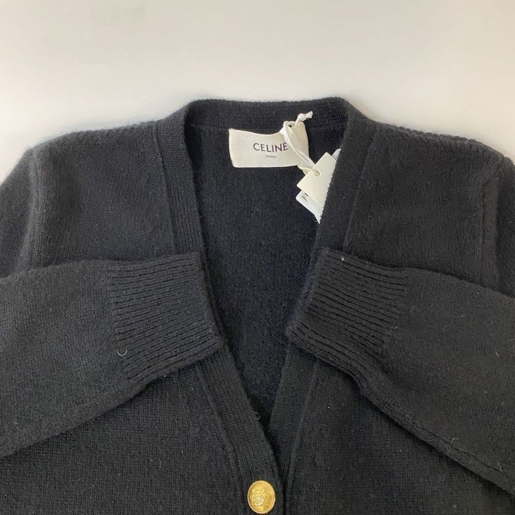 Celine Celine Cashmere Cardigan Size XS Size XS / US 0-2 / IT 36-38 - 10 Thumbnail