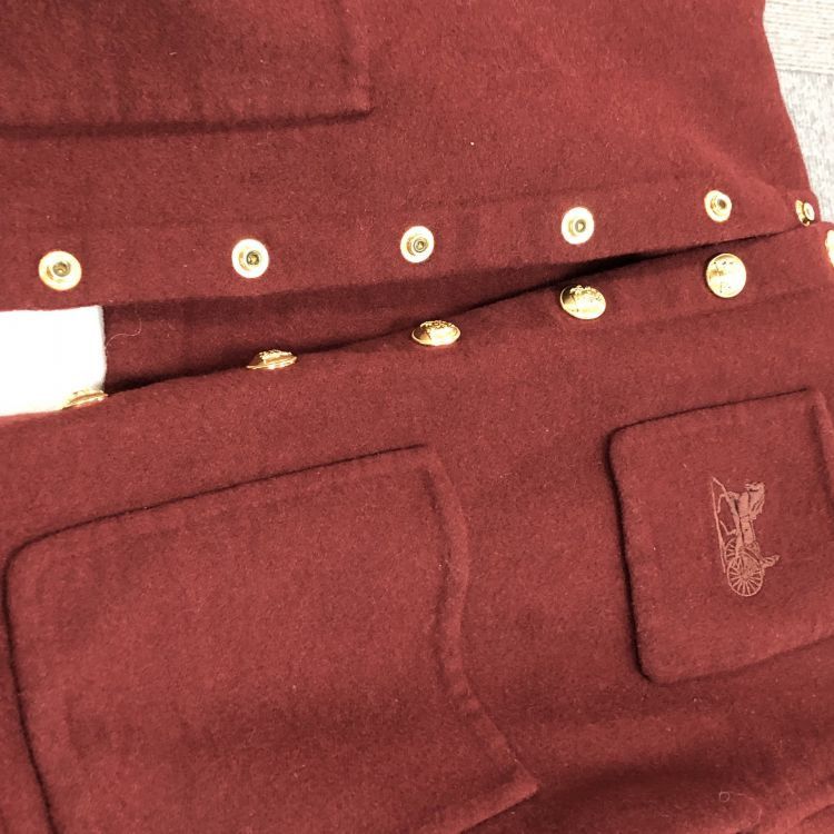 Celine Celine Burgundy Cashmere Jacket Size 36 Size XS / US 0-2 / IT 36-38 - 7 Thumbnail