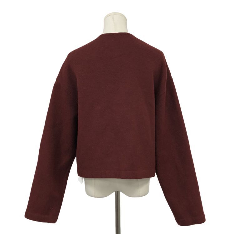 Celine Celine Burgundy Cashmere Jacket Size 36 Size XS / US 0-2 / IT 36-38 - 2 Thumbnail