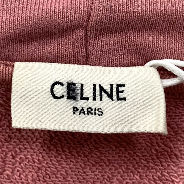 Celine Celine Pink Logo Hoodie Size XS Size XS / US 0-2 / IT 36-38 - 3 Thumbnail