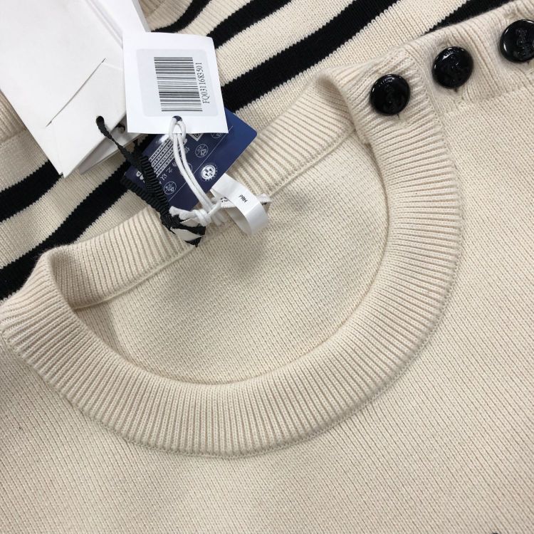 Celine Celine Striped Logo Sweater Size XL Size XL / US 12-14 / IT 48-50 - 7 Thumbnail