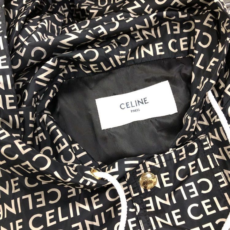 Celine Celine Logo Print Anorak Size 38 Size S / US 4 / IT 40 - 6 Thumbnail