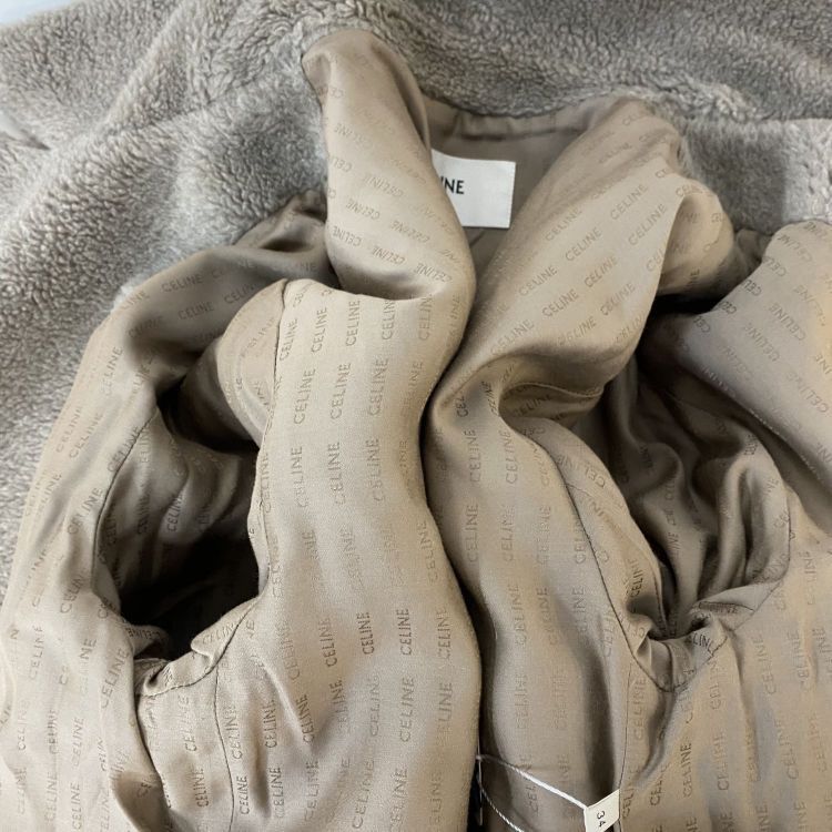 Celine Celine Teddy Wool Blend Double Breasted Coat Size 34 Size XS / US 0-2 / IT 36-38 - 10 Thumbnail