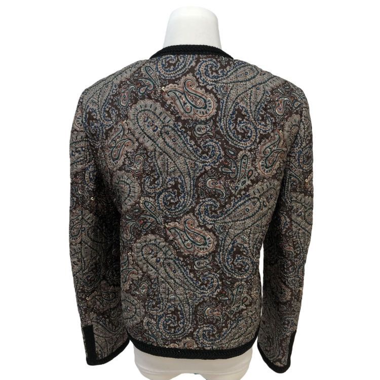 Celine Celine Paisley Quilted Jacket Size 38 Size S / US 4 / IT 40 - 2 Thumbnail