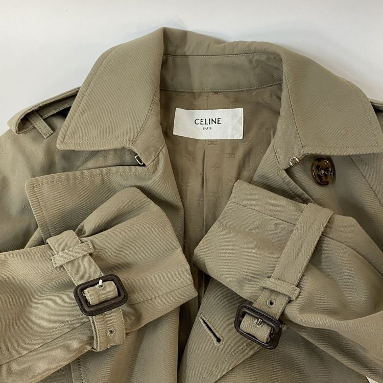 Celine Celine Wool Blend Trench Coat Size 36 Size XS / US 0-2 / IT 36-38 - 11 Thumbnail
