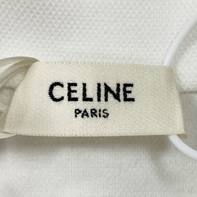 Celine Celine Triomphe Logo Pique Button Up Shirt Size S Size S / US 4 / IT 40 - 3 Thumbnail