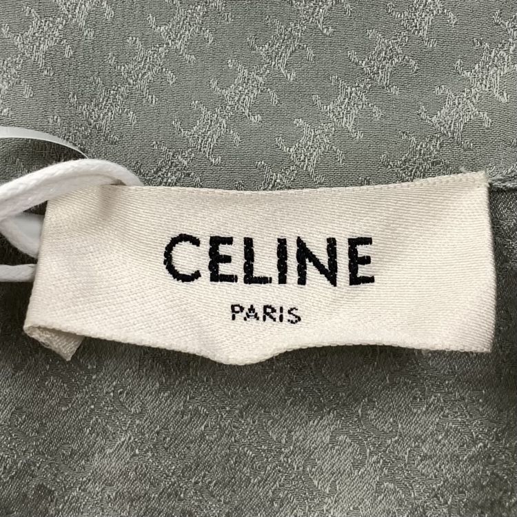 Celine Celine Monogram Silk Blouse Size 36 Size XS / US 0-2 / IT 36-38 - 3 Thumbnail