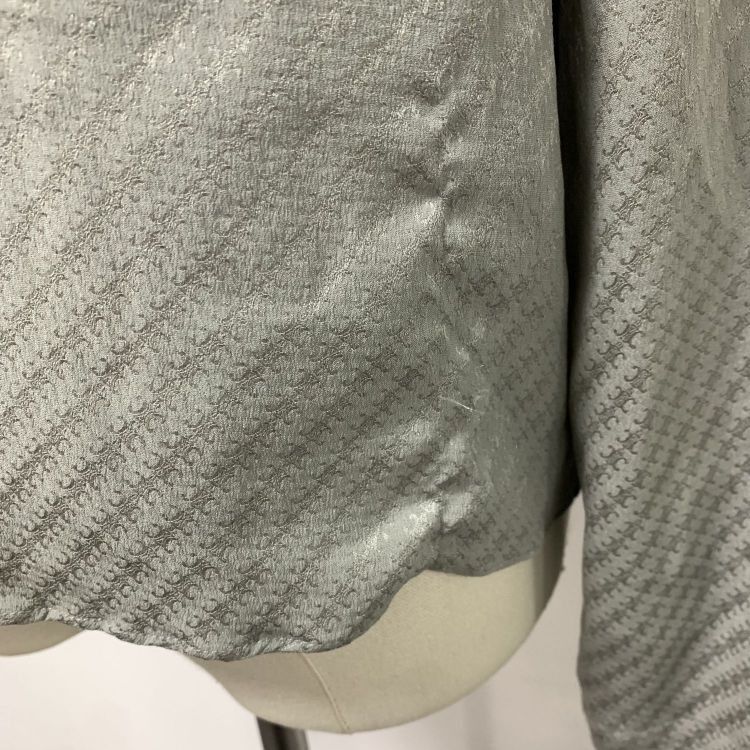Celine Celine Monogram Silk Blouse Size 36 Size XS / US 0-2 / IT 36-38 - 6 Thumbnail
