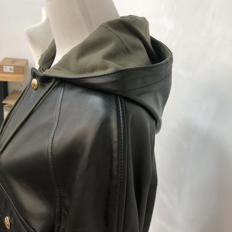 Celine Celine Lambskin Hooded Jacket Size 36 Size XS / US 0-2 / IT 36-38 - 9 Thumbnail