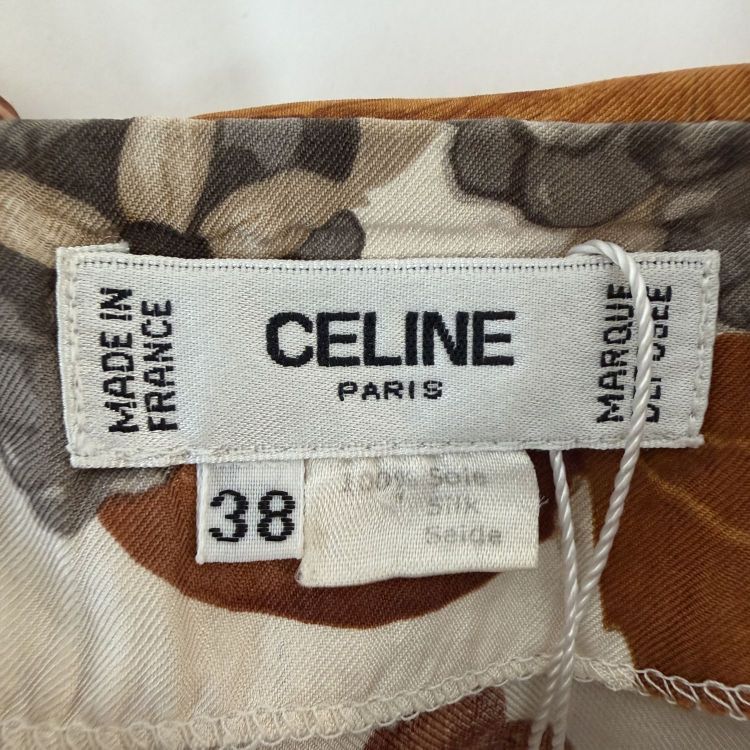 Celine Celine Floral Print Silk Button Up Size 38 Size S / US 4 / IT 40 - 3 Thumbnail