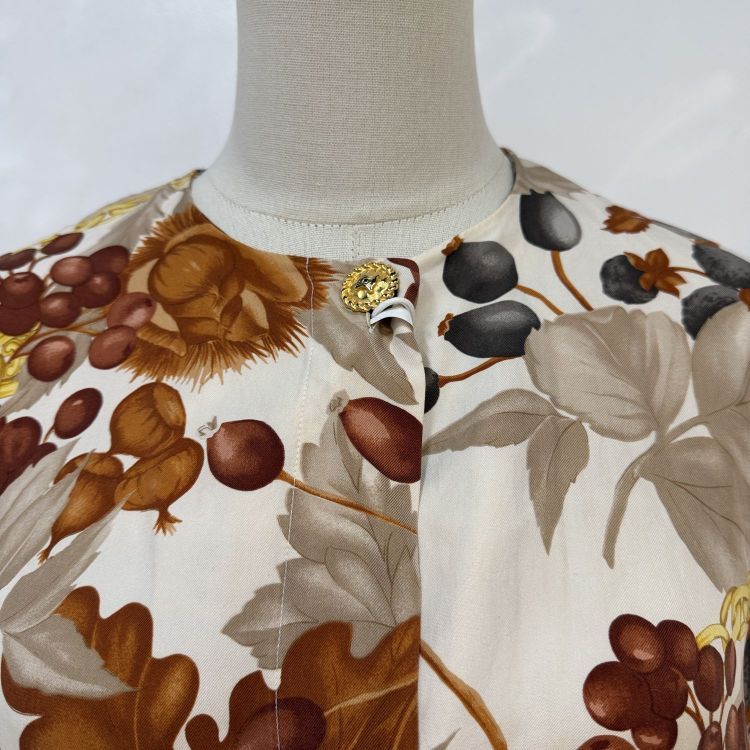 Celine Celine Floral Print Silk Button Up Size 38 Size S / US 4 / IT 40 - 6 Thumbnail
