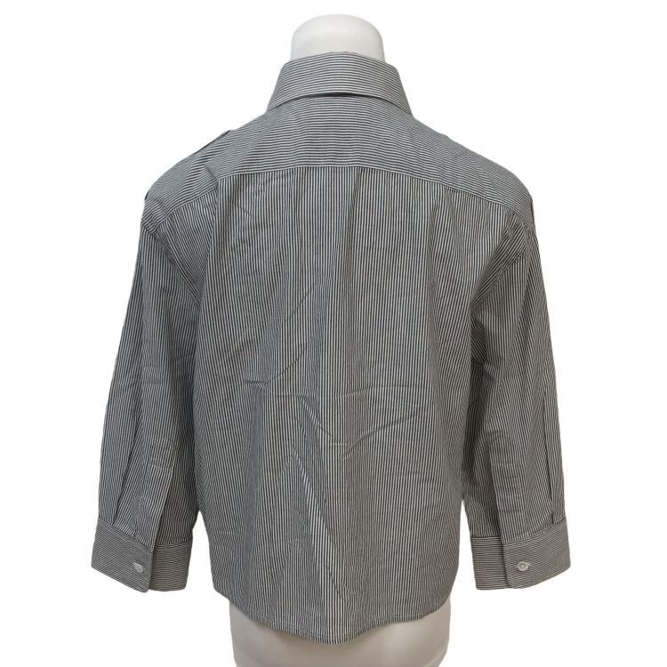Celine Celine Striped Button Up Shirt Size 34 Size XS / US 0-2 / IT 36-38 - 2 Thumbnail