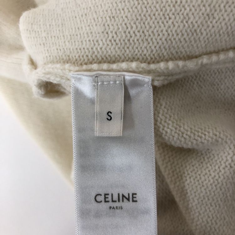 Celine Celine Logo Knit Drawstring Sweater Size S Size S / US 4 / IT 40 - 4 Thumbnail