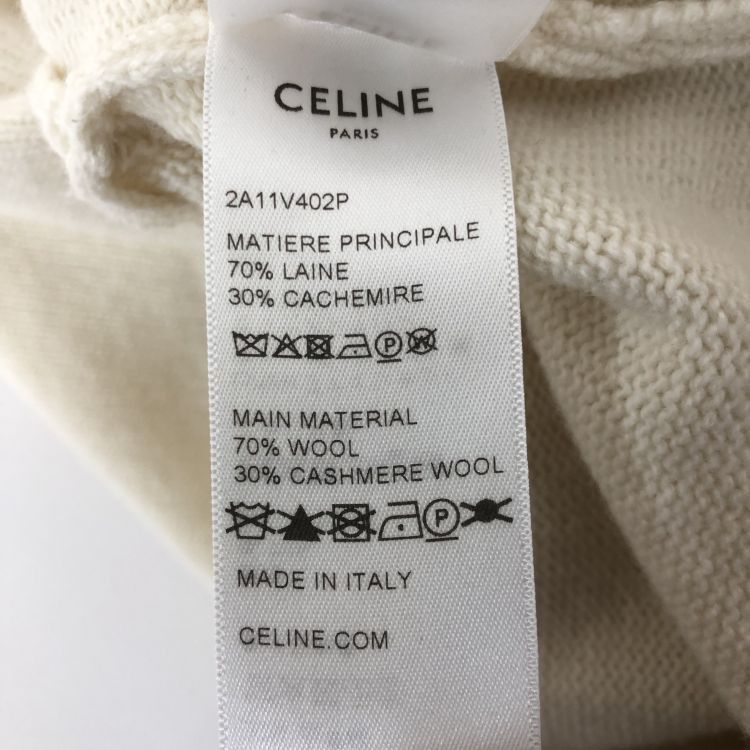 Celine Celine Logo Knit Drawstring Sweater Size S Size S / US 4 / IT 40 - 5 Thumbnail