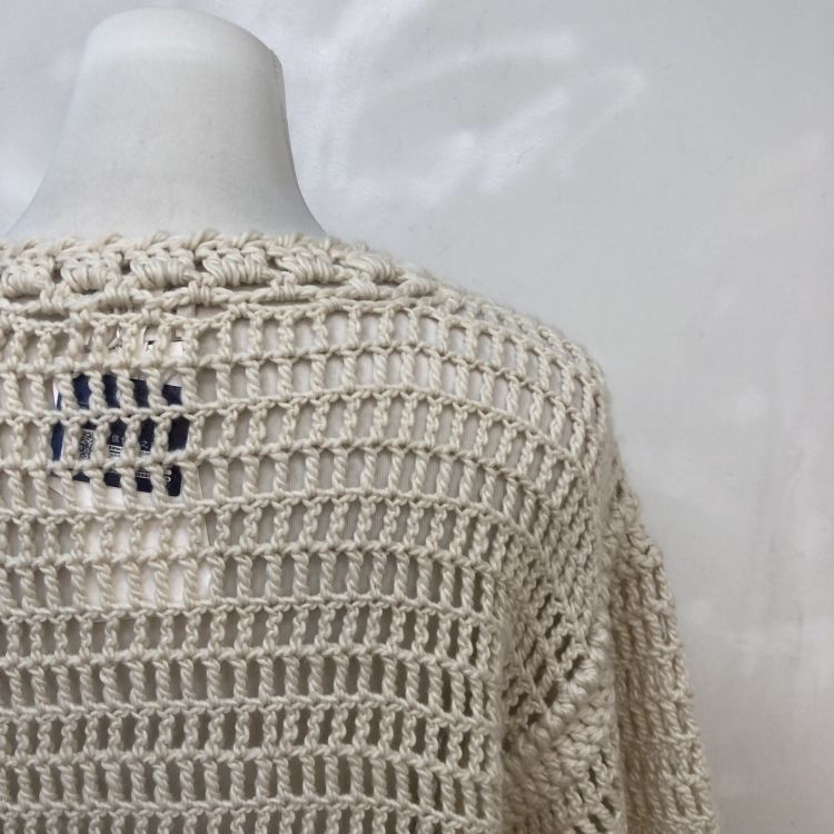 Celine Celine Triomphe Crochet Sweater Size S Size S / US 4 / IT 40 - 9 Thumbnail