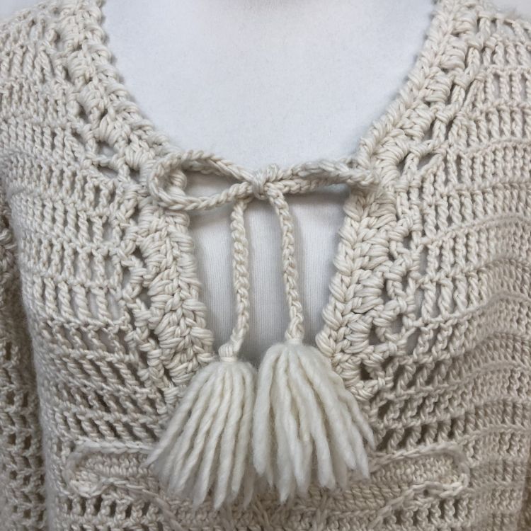 Celine Celine Triomphe Crochet Sweater Size S Size S / US 4 / IT 40 - 6 Thumbnail
