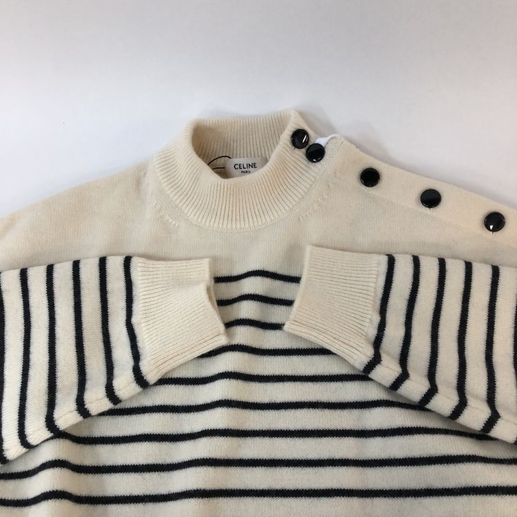 Celine Celine Striped Sweater Size S Size S / US 4 / IT 40 - 9 Thumbnail