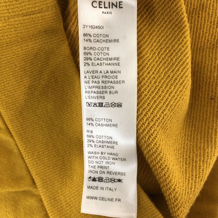Celine Celine Paris Logo Sweatshirt Size L Size US L / EU 52-54 / 3 - 5 Thumbnail