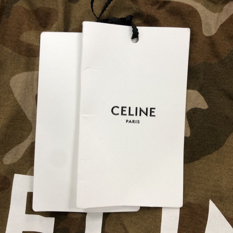 Celine Celine Camo Logo T-Shirt Size XXS Size XXS / US 00 / IT 34 - 11 Thumbnail