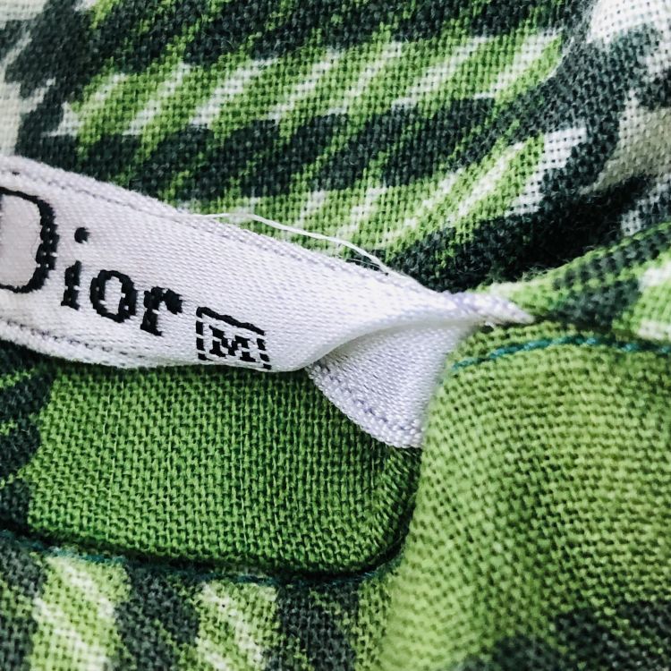Dior Dior Green Plaid Button Up Shirt Size M Size M / US 6-8 / IT 42-44 - 3 Thumbnail