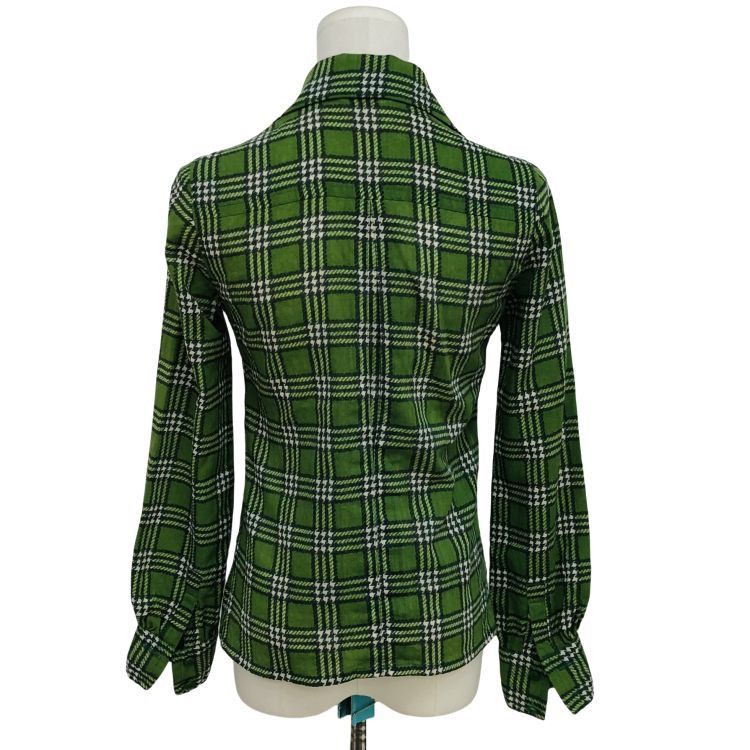 Dior Dior Green Plaid Button Up Shirt Size M Size M / US 6-8 / IT 42-44 - 2 Thumbnail