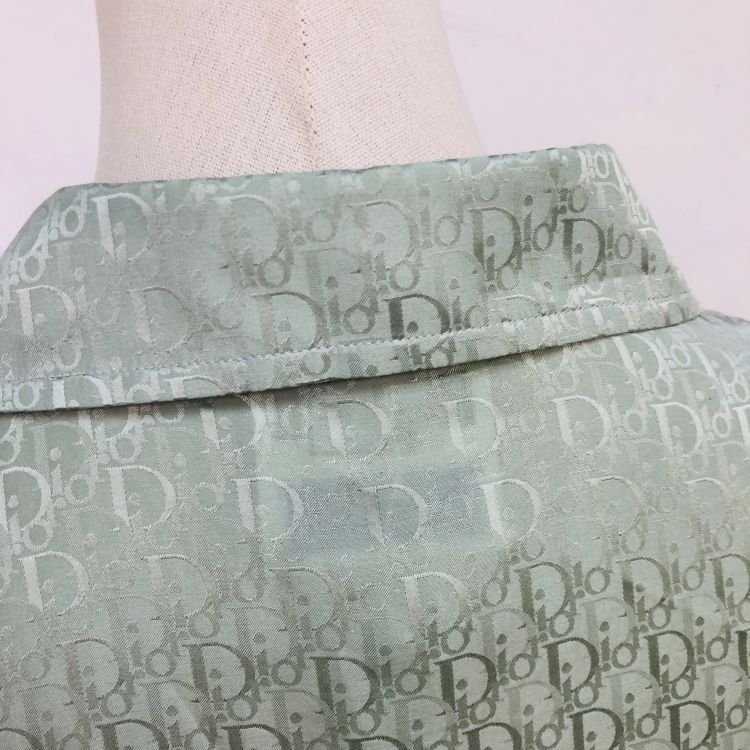 Dior Dior Oblique Silk Blend Shirt Size L Size US L / EU 52-54 / 3 - 4 Thumbnail