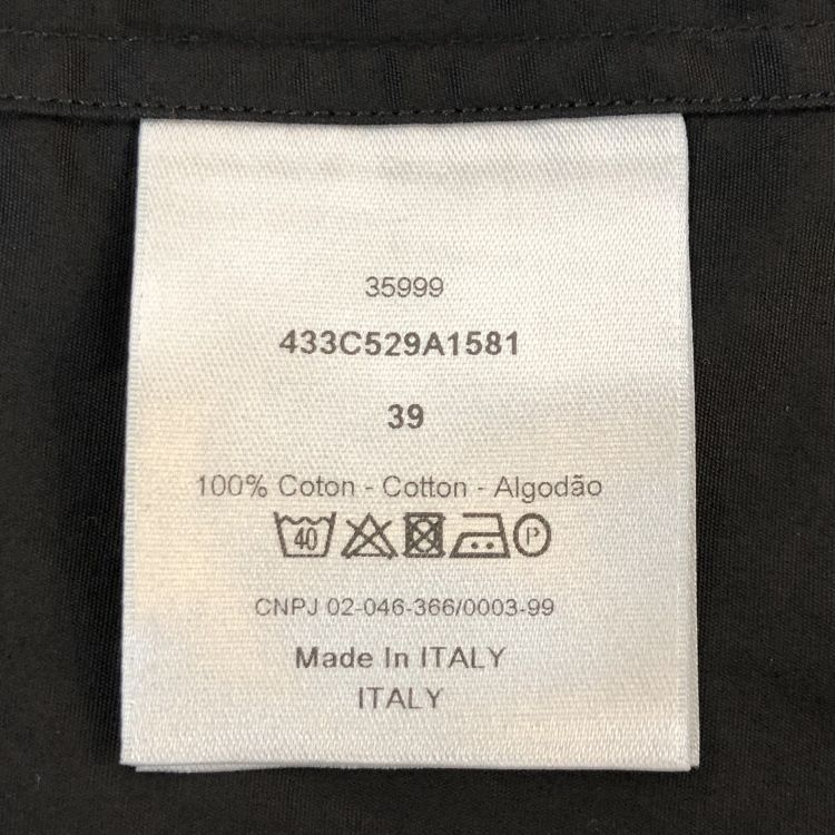 Dior Dior Black Button Up Shirt Size M Size US M / EU 48-50 / 2 - 5 Thumbnail