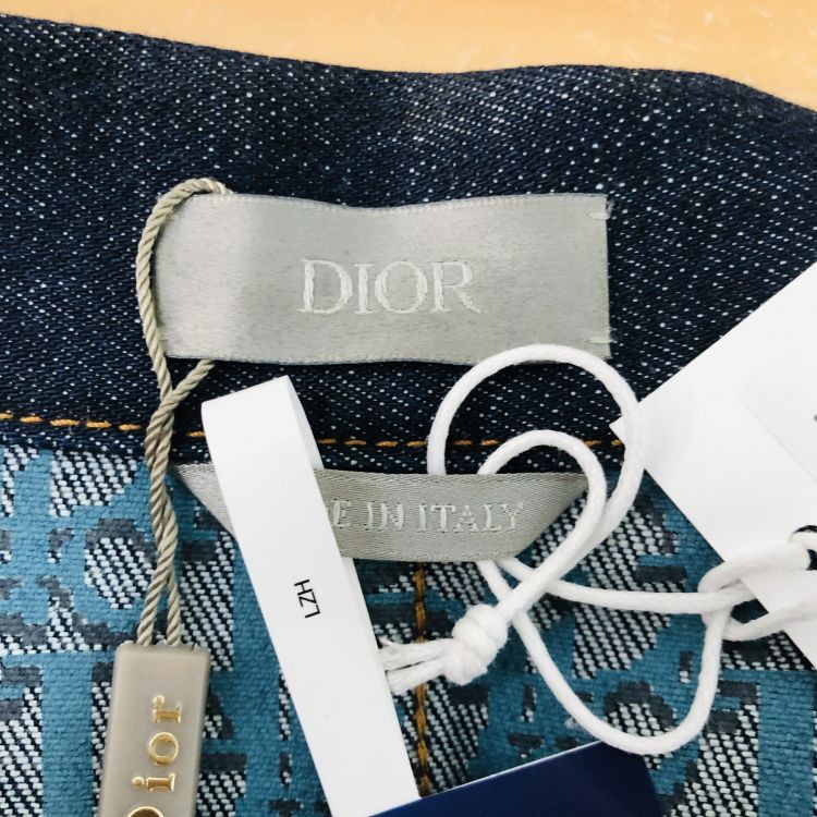 Dior Dior Oblique Denim Jacket Size 54 Size US L / EU 52-54 / 3 - 3 Thumbnail