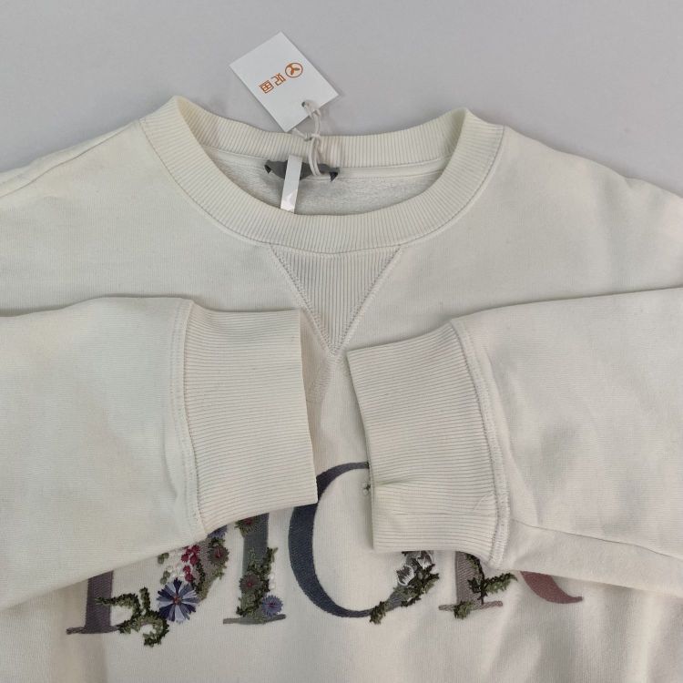 Dior Dior Floral Logo Sweatshirt Size M Size US M / EU 48-50 / 2 - 8 Thumbnail