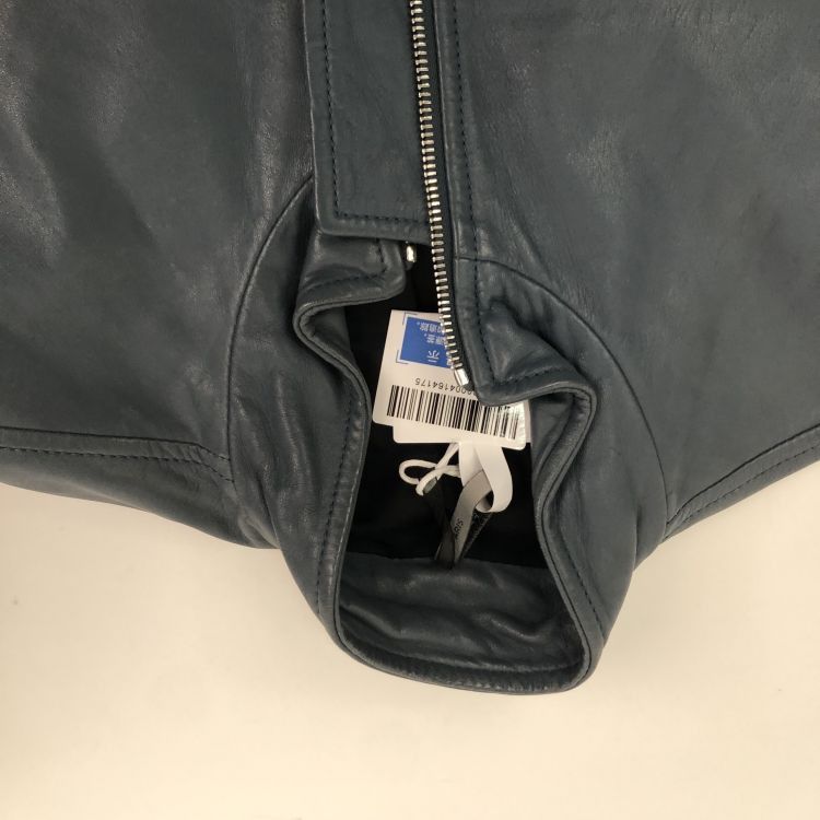 Dior Dior Blue Leather Jacket Size S Size US S / EU 44-46 / 1 - 6 Thumbnail