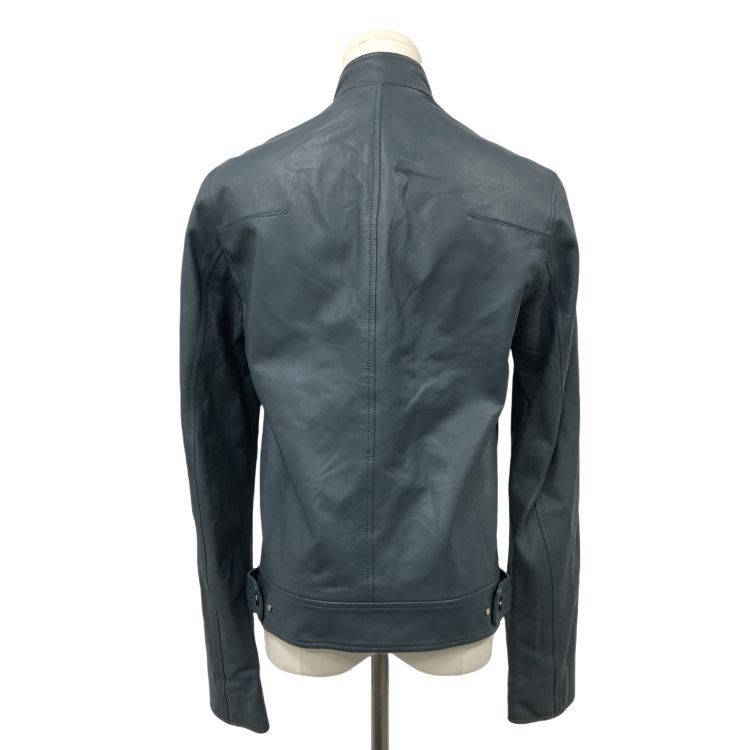Dior Dior Blue Leather Jacket Size S Size US S / EU 44-46 / 1 - 2 Thumbnail
