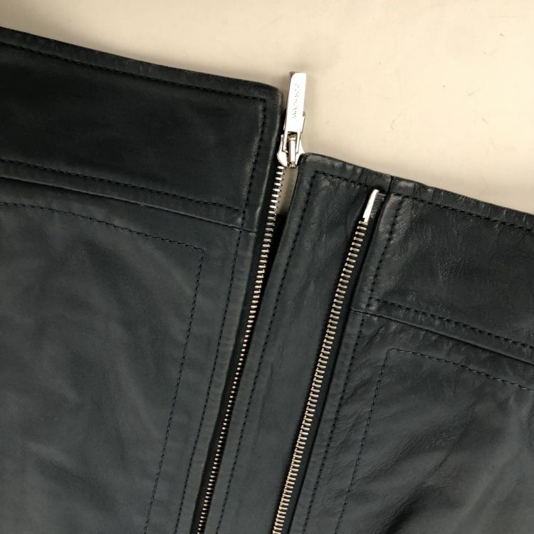 Dior Dior Blue Leather Jacket Size S Size US S / EU 44-46 / 1 - 5 Thumbnail