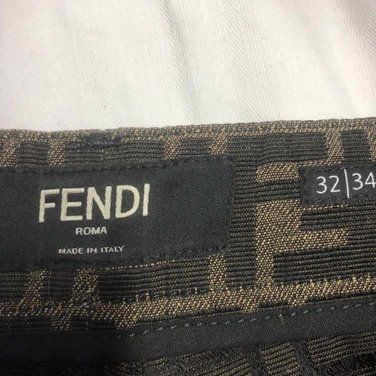 Fendi Fendi Zucca Monogram Trousers Size 32 Size US 32 / EU 48 - 3 Thumbnail