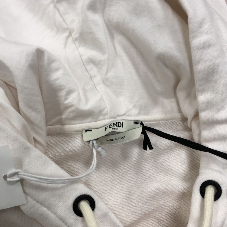 Fendi Fendi Embellished Logo Hoodie Size IT 42 Size M / US 6-8 / IT 42-44 - 6 Thumbnail