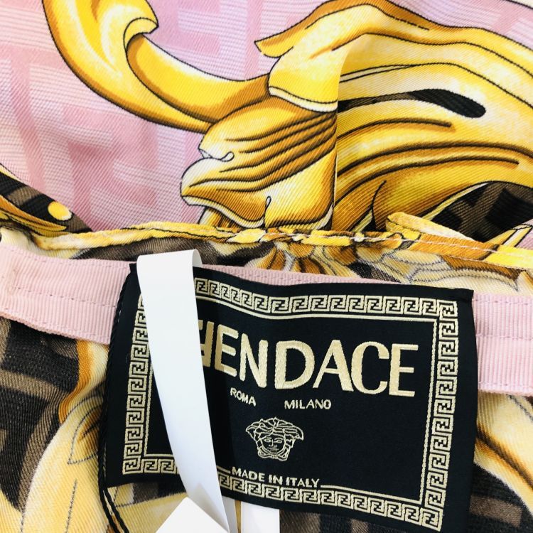 Fendi Fendi x Versace Baroque Print Mini Skirt Size 42 Size 28" / US 6 / IT 42 - 3 Thumbnail