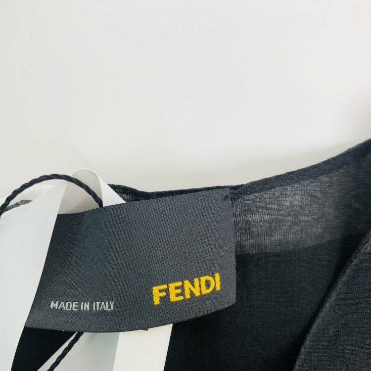 Fendi Fendi Silk Colorblock Dress Size 38 Size XS / US 0-2 / IT 36-38 - 3 Thumbnail