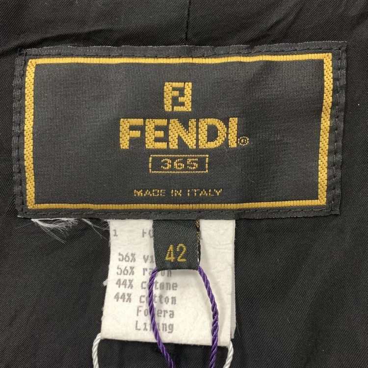 Fendi Fendi Textured Coat Size 42 Size M / US 6-8 / IT 42-44 - 3 Thumbnail