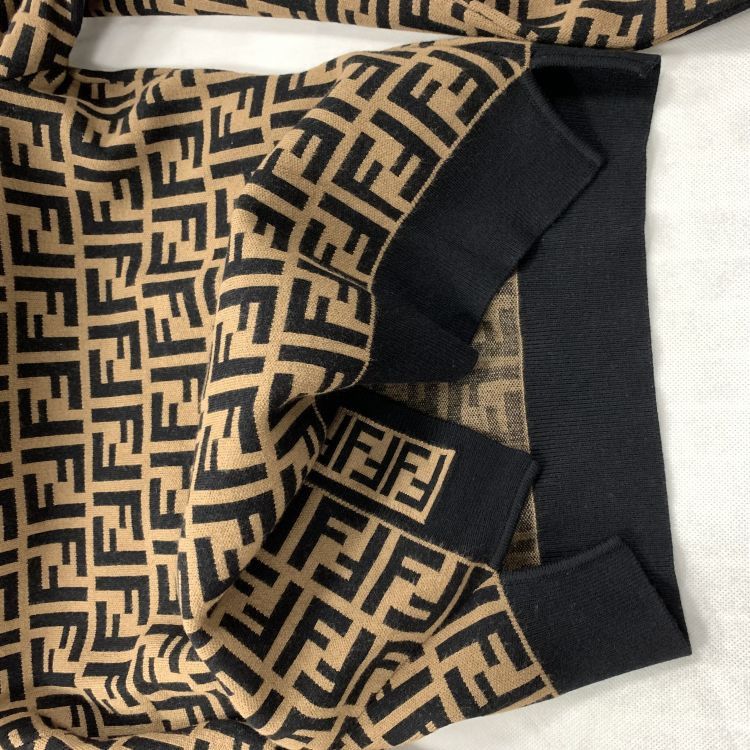 Fendi Fendi Zucca Monogram Knit Sweater Size IT 38 Size XS / US 0-2 / IT 36-38 - 7 Thumbnail